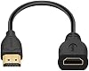 Cable Extensor HDMI 4K 2FT, Cable Extensor HDMI de Alta Velocidad 4K@60HZ (Macho a Hembra) Compatible con Xbox One, PS5, PS4, Roku TV Stick, Reproductor Blu Ray 4