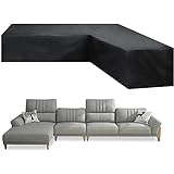 MATERIAL DE ALTA CALIDAD: Obtendrá una cubierta para muebles de patio resistente a la intemperie, que incluye tormentas, ventiscas, lluvia, sol, clima del viento, brinda una fuerte protección para su precioso sofá de patio mientras evita que el polvo y la suciedad ingresen a la silla al aire libre. Además, la funda se puede plegar cuando no está en uso, lo que ahorra espacio de almacenamiento.