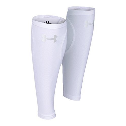 UNDER ARMOUR(アンダーアーマー) カーフスリーブ ふくらはぎサポーター コンプレッションインナー 1319696 100WHT SM