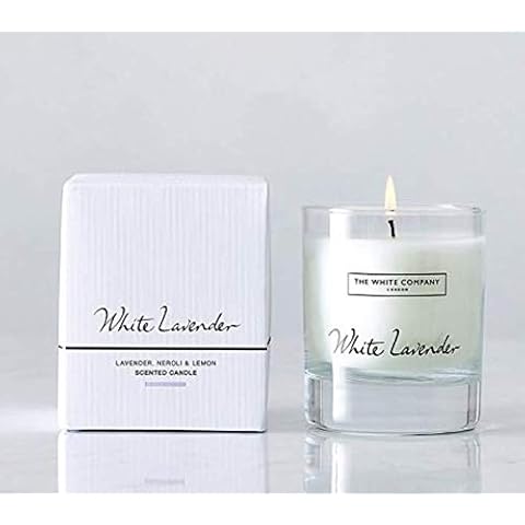 The White Company White Lavender Candle Cover