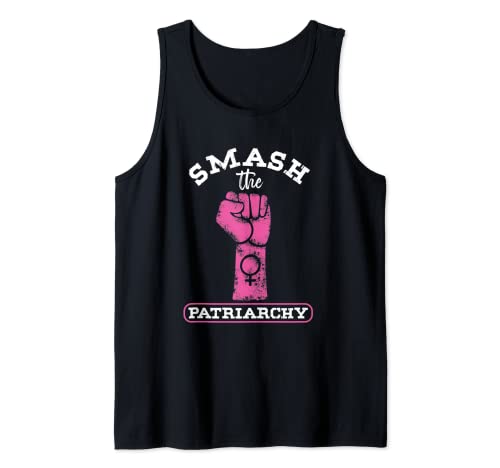 Mujer Niña Poder Mujeres Empoderamiento Smash El Patriarcado Camiseta sin Mangas