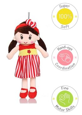 DearJoy Molly Rag Doll - Red, 40cm 4