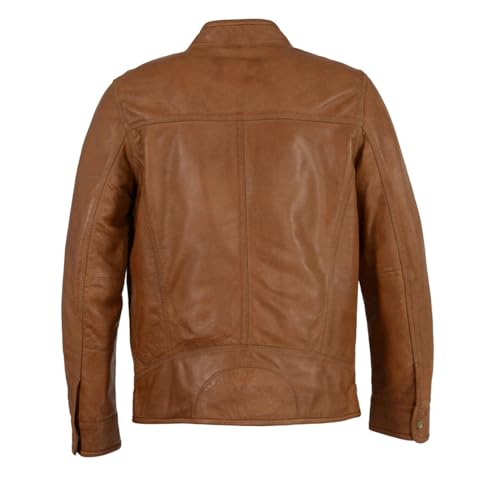 Image of Milwaukee Leather SFM1865 Men's Black Classic Fashion Leather Jacket with Zipper Closure
