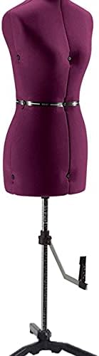 Family Adjustable Child-size Maroon Nylon Mannequin Dress Form