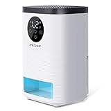 Yesop Desumidificador De Ar Ambiente Eletrico Antimofo 1400ml Portátil E Com Tela Led Digital Exibição Sensível Ao Toque Yesop
