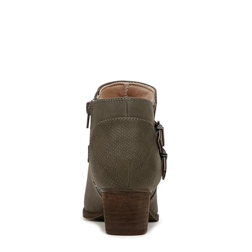 Life Stride Womens Blaire Block Heel Ankle Bootie Dark Grey 9 M3