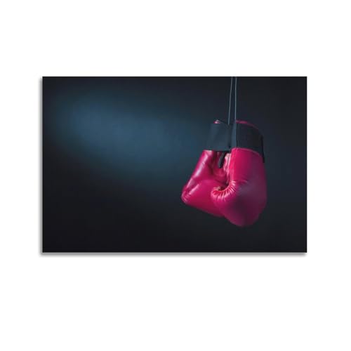 Poster de boxe rétro décoration murale sportive chambre adulte FYRN 60x90