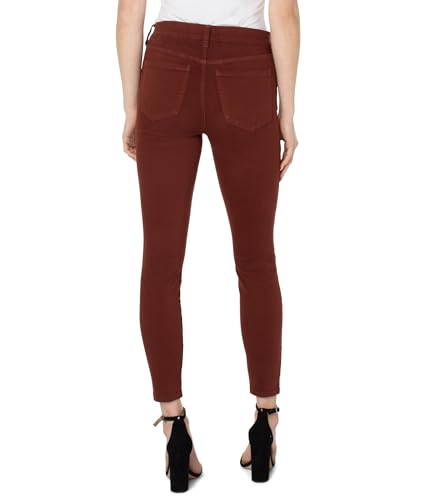 Liverpool Women's Misses Gia Glider Pull-on Ankle Skinny in Brunette3