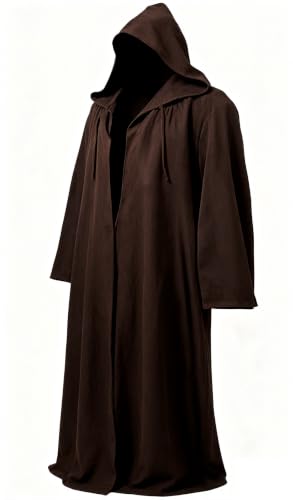 Image of GOLDSTITCH Men Hooded Robe Cloak Knight Fancy Cool Cosplay Costume
