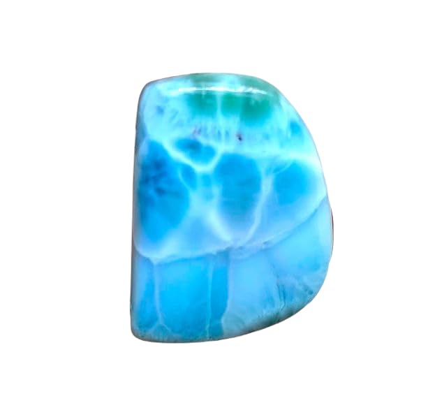 Gemme larimar naturel pour fabrication bijoux collier bague pendentif