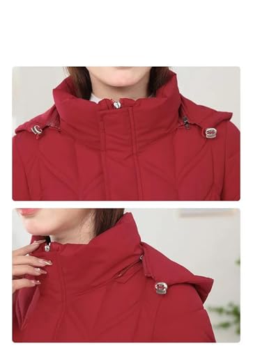 Chic and Cozy: Women’s Slim Mid-Length Cotton Jacket in Classic Black for Effortless Style - Image 3