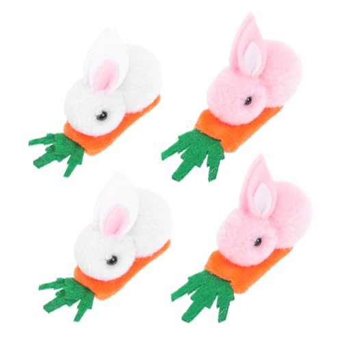 Pince à cheveux peluche lapin barrette anti-glisse douce pour attacher les cheveux fins