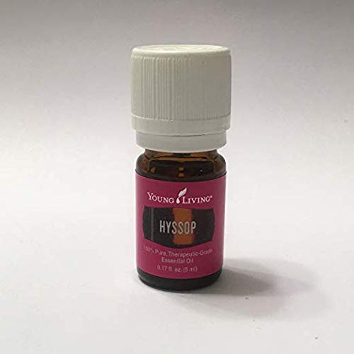 Young Living Hyssop Essential Oil - 5ml - Aromatherapy for Creativity, Meditation - Peaceful Scent - Sacred, Minty-Floral Aroma - Blends with Awaken, ImmuPower, Relieve It