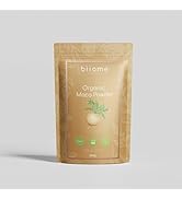 Biiome Wholefoods Organic Raw Maca Powder - Pure & Natural, Derived from Organic Maca Root, Veget...