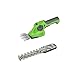 Price comparison product image Charles Bentley 3.6V Cordless 2-in-1 Lithium Battery Powered Grass Cutter And Hedge Trimmer - Green