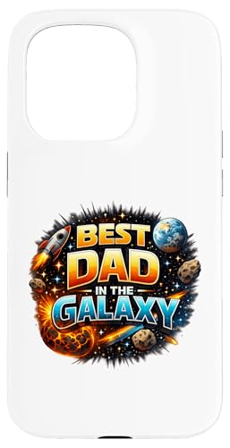 Best Dad in the Galaxy Funny Space Rocket ���̓� �X�}�z�P�[�X iPhone 15 Pro �p