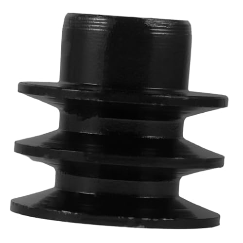 AUTSUPPL Double Groove Cast Iron Belt Pulley Fixed Hole Pulley Wheel Industrial Strength Training Accessory