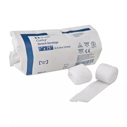 Curity™ Stretch Gauze Bandage, Sterile, 6 x 82IN Relaxed, 1 Ply, Roll, Case of 48
