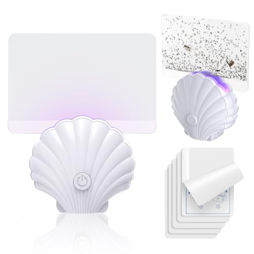 Image of LFSYS Fruit Fly Traps for House Indoors 2 Device+20 Refills (Scallop)