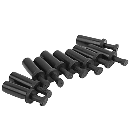 Acouto 50Pcs Push to Connect Pneumatic Tube Plugs Composite Industrial Supplies