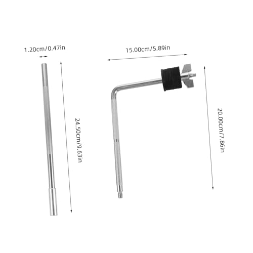 DECHOUS Clamp Extensión para Platillo de Batería Brazo Ajustable de Soporte para Platillo Material Resistente para Baterías Pequeñas y Accesorios miniatura 2