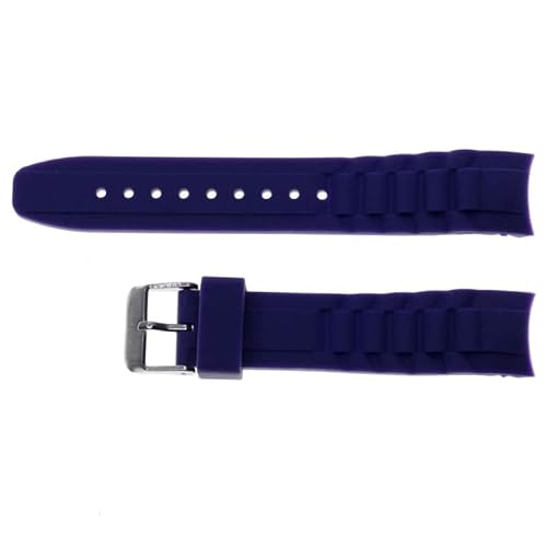 CHRISTIAN GAR Correa de Silicona Compatible con TIME FORCE TF4024 (Morado)
