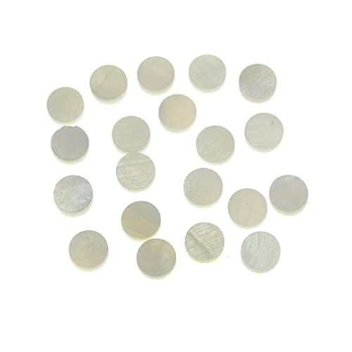Dopro 20pcs 5x2mm Natural White Mother of Pearl Shell Inlay Fingerboard Fretboard Dots for Guitar Bass Ukulele Banjo - Image 3