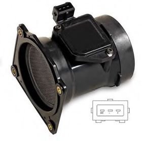 MAS0239 07813471C Well Auto Mass AIR Flow Sensor for 98-02 A4 2.8L 98-02 A4 Quattro 2.8L 98-01 A6 2.8L 99-01 A6 Quattro 2.8L 01 S4 2.7L