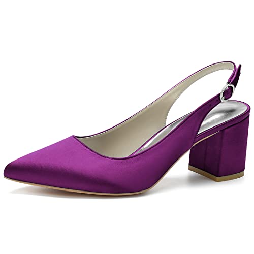 Sandales à bride arrière femme bout pointu parfaites en chaussures de mariage