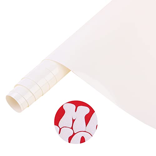 Tintnut White Puff Vinyl Heat Transfer - 10 Inches X 6Ft Puff Htv Roll 3D Puff Heat Transfer Vinyl Roll Foaming White Puffy Htv Iron On Vinyl For T-Shirts Diy Compatible With Cricut/Silhoutte Cameo #TOP29