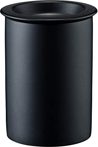 cores C820BK Coffee Canister, Porcelain, Coffee Beans, 7.1 oz (200 g), Long-established Maker, High Airtightness, Flavor, Simple