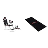 Next Level Racing F-GT Lite (NLR-S015) + NLR-A005 Floor Mat, Negro