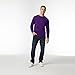 Gildan Unisex Adult Heavy Cotton Long Sleeve T-Shirt, Style G5400, 2-Pack, Purple, Large US
