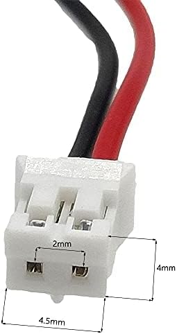 Miniatura 5 de 3.7V 650mAh 852040 Lipo batería recargable batería de iones de polímero de litio con 2 Pin 0.079 in JST conector