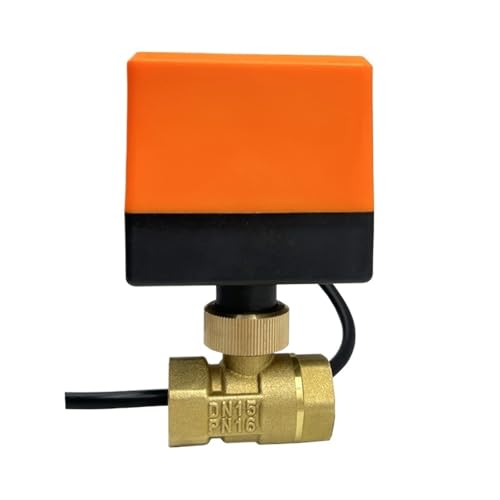 Válvula de bola motorizada de latón de 1-1/4 pulgadas y 12VDC para control de flujo eficiente 3