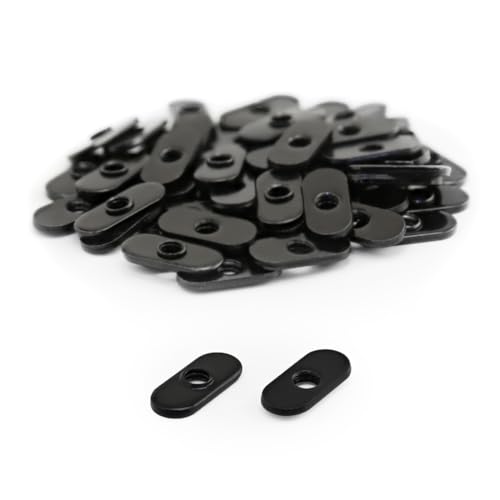 8020, 3276, 10 Series Steel 10-32 Centered Slide in Economy T-Nuts Hardware Nuts for 10 Series Aluminum Extrusions (25 Pack)