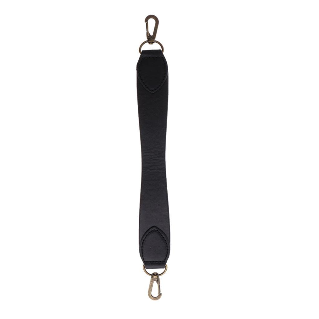URJIX™ PU Leather Short Handbag Strap Replacement Purse Handle Holder 29cm Black-image-36