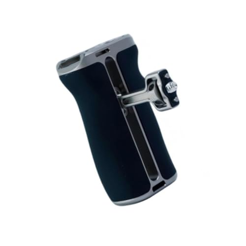 Image of Camera Hand Grip Universal Handle with 3 Cold Shoes, Ergonomic Silicone for NATO Rail & 1 /4 inch Camera Cage (Aluminum Alloy Camera Side Handle)