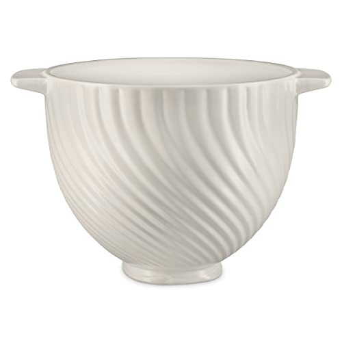 KitchenAid 5 Quart Ceramic Bowl for all 45 5 Quart Tilt Head Stand Mixers KSM2CB5MR Meringue