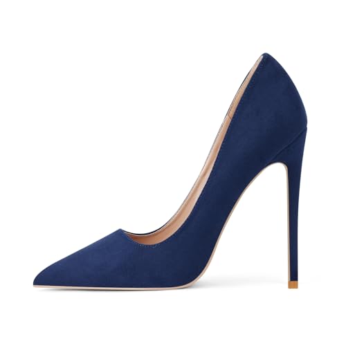 Elisabet Tang High Heels, Women Pumps Pointed Toe Stilettos 4.7 inch/12cm Sexy Heels Party Shoes