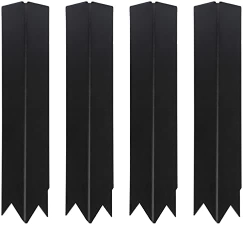 Benmachu 4 Pack 90°Connector Clips, 10" Corner Clips Height Cor-Ten Metal Stakes for 6 & 8 inch Tall Steel Landscape Edging,Black