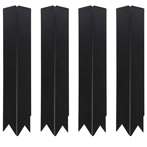Benmachu 4 Pack 90°Connector Clips, 10" Corner Clips Height Cor-Ten Metal Stakes For 6 & 8 Inch Tall Steel Landscape Edging,Black #TOP2