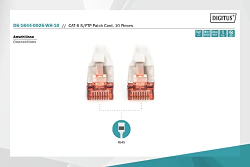 Digitus Cat 6 S/Ftp Patch Cord. 10 Units - 3