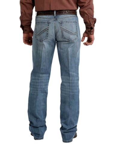 Cinch Western Jeans Mens Grant Relaxed Bootcut Medium Wash MB306370013