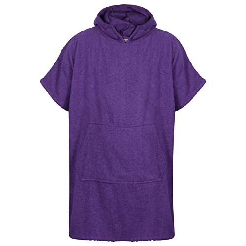A2Z 4 Kids Albornoz 100% algodón con capucha - Albornoz 128 Morado 2-5_