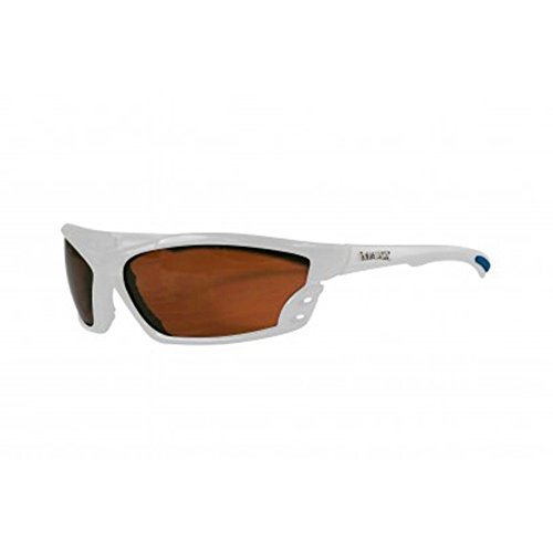 Maxx Sunglasses Cobra HDP White Frame Amber Lens