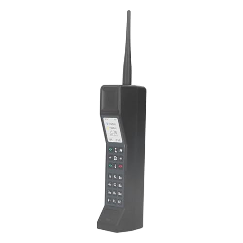 ????【Profilo per telefono cellulare vintage】Il telefono cellulare vintage nostalgico presenta design classico con corpo in plastica che imita da vicino l'aspetto dei vecchi telefoni cellulari. Aggiungete tocco nostalgico al vostro arredamento con questo cellulare vintage che ricorda i telefoni degli anni '80 e '90. oggetto di scena per servizio fotografico.