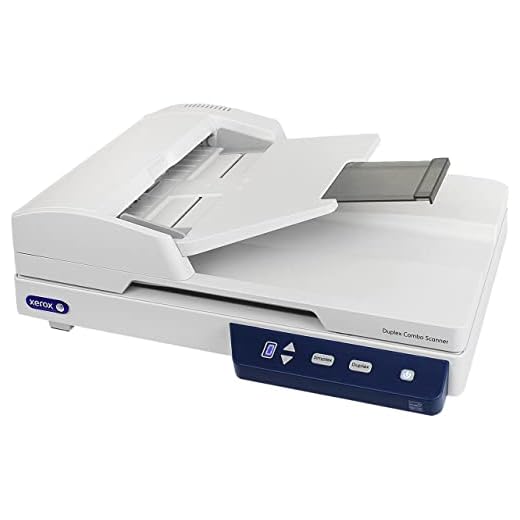 Visioneer Xerox Duplex Combo Scanner for PC and Mac, USB Flatbed Document Scanner, 30 PPM, 35 Page Automatic Document Feeder (ADF), TAA
