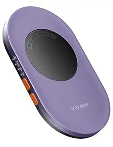 VAYDEER Ultra Slim Mouse Mover, Air 3 Mouse Jiggler with Adjustable Interval Timer, Undetectable & Noiseless, Simulates Realistic Movement, Driver-Free Shaker for Keeping The PC Active (Light Purple)