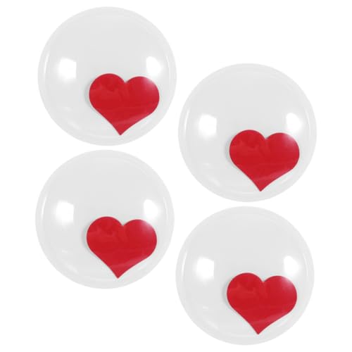 KESYOO 2 Pairs Giant Self-Adhesive Googly Wiggle Eyes - 15cm Heart Shaped Decor for Crafts Valentine's Day & Christmas Tree Decorations for Fun Art Projects